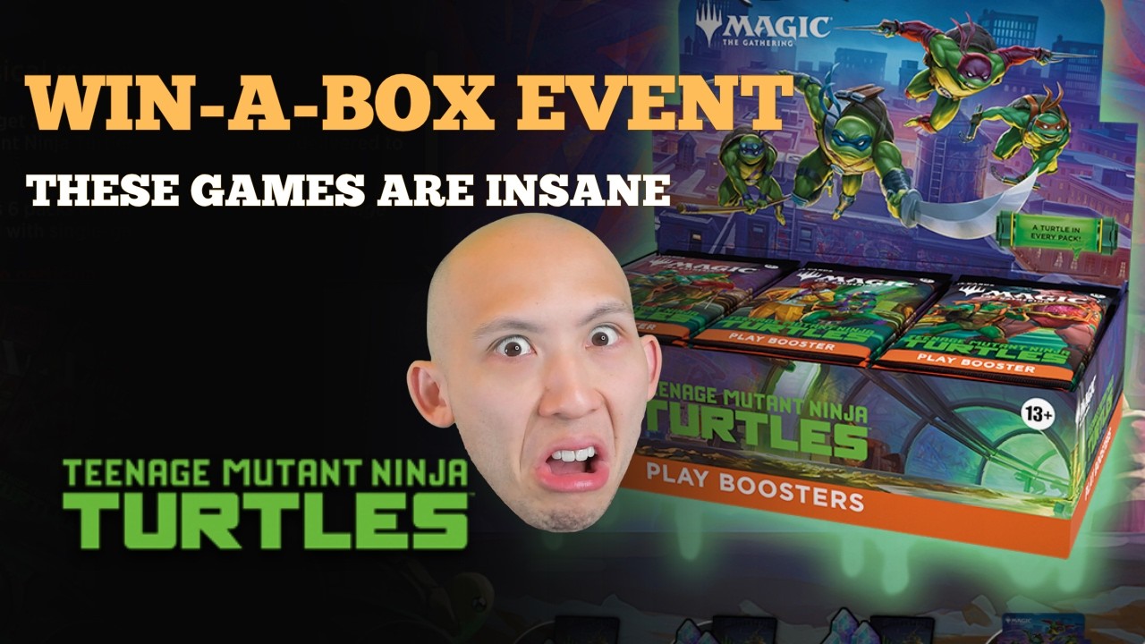 THESE GAMES ARE INSANE | Win-A-Box Event | TMNT Sealed | MTG Arena
