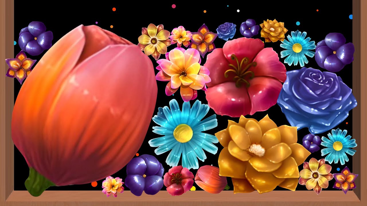 Flowers Merge: Beautiful Garden - Merge Puzzle Online, 2048 Ball Drop Game, Watermelon Merger Suika