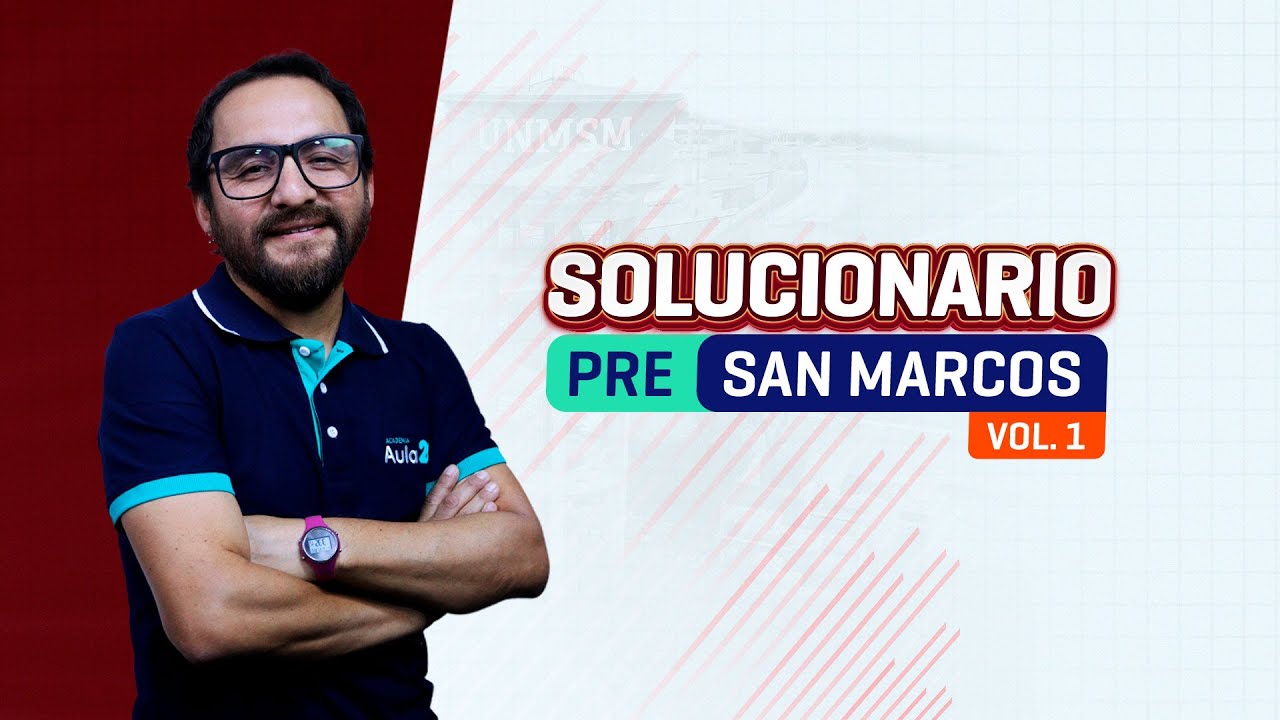 EN VIVO 🔴 | SOLUCIONARIO PRIMER EXAMEN DE LA PRE SAN MARCOS