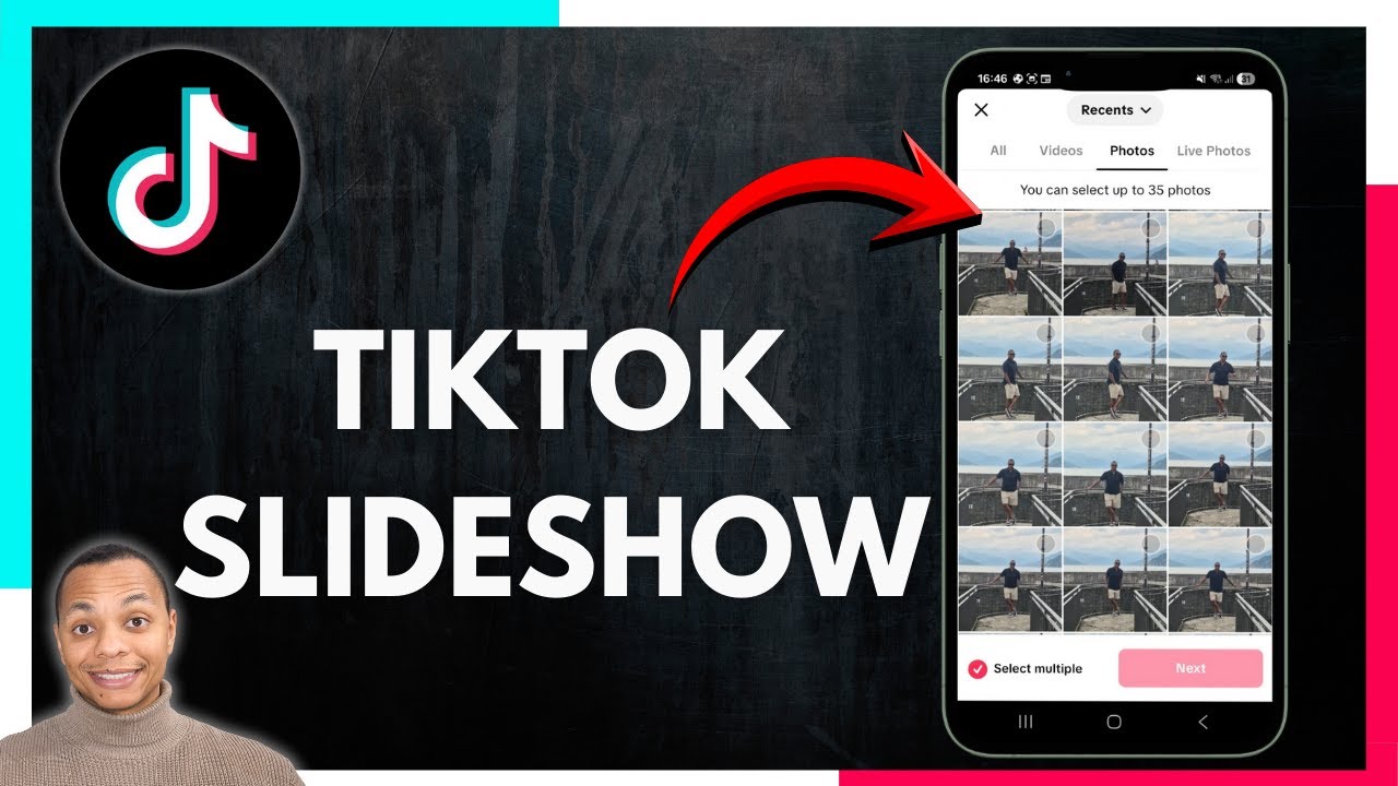Как сделать слайд-шоу в TikTok