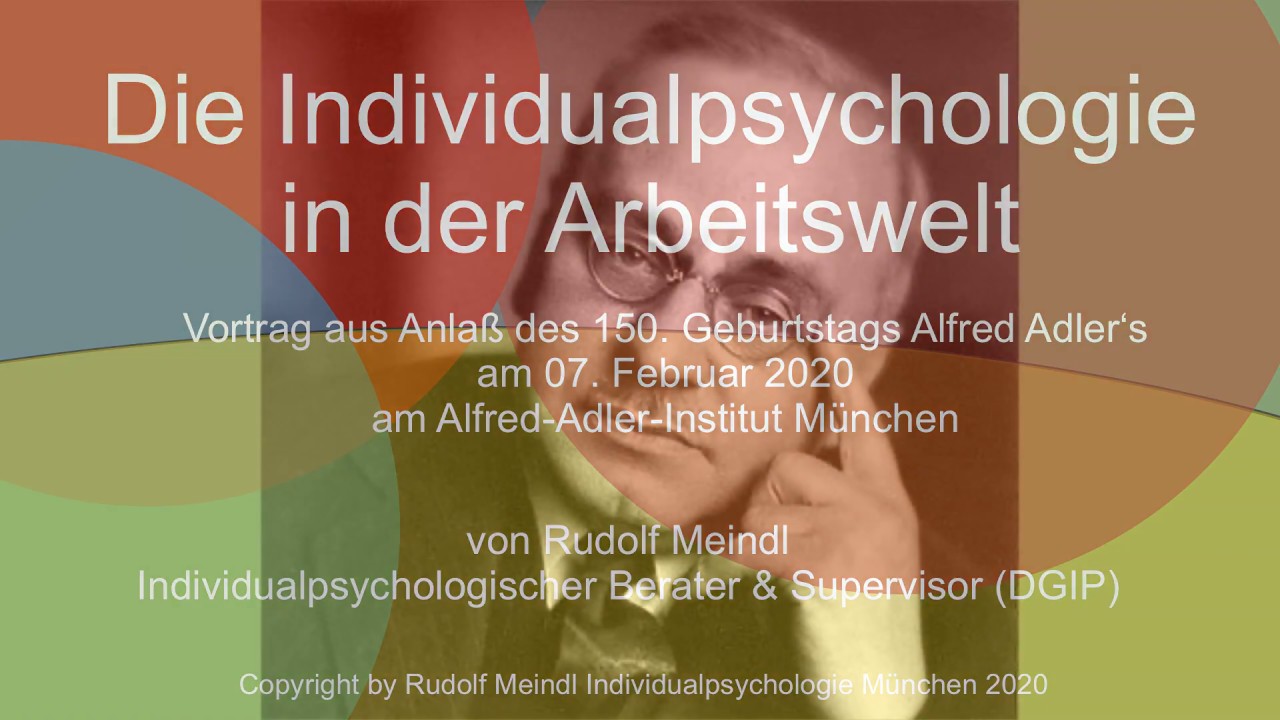 Individualpsychologie in der Arbeitswelt - 2020
