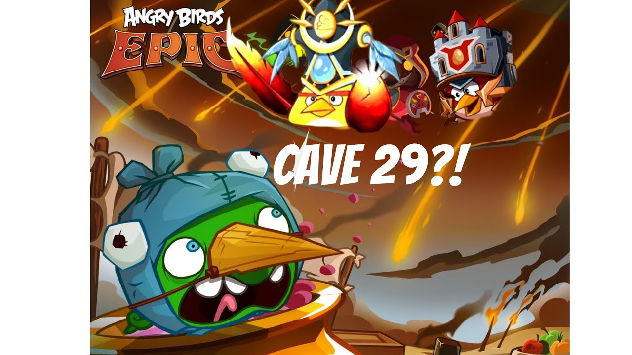 Angry birds epic all stars 1.3.0 beta, cave 29 level 1,2.