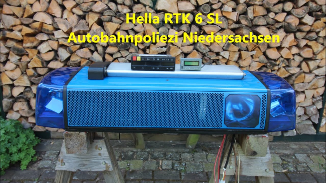 Hella RTK 6 SL Autobahnpolizei Niedersachsen FuStw mit Hänsch LI 2000