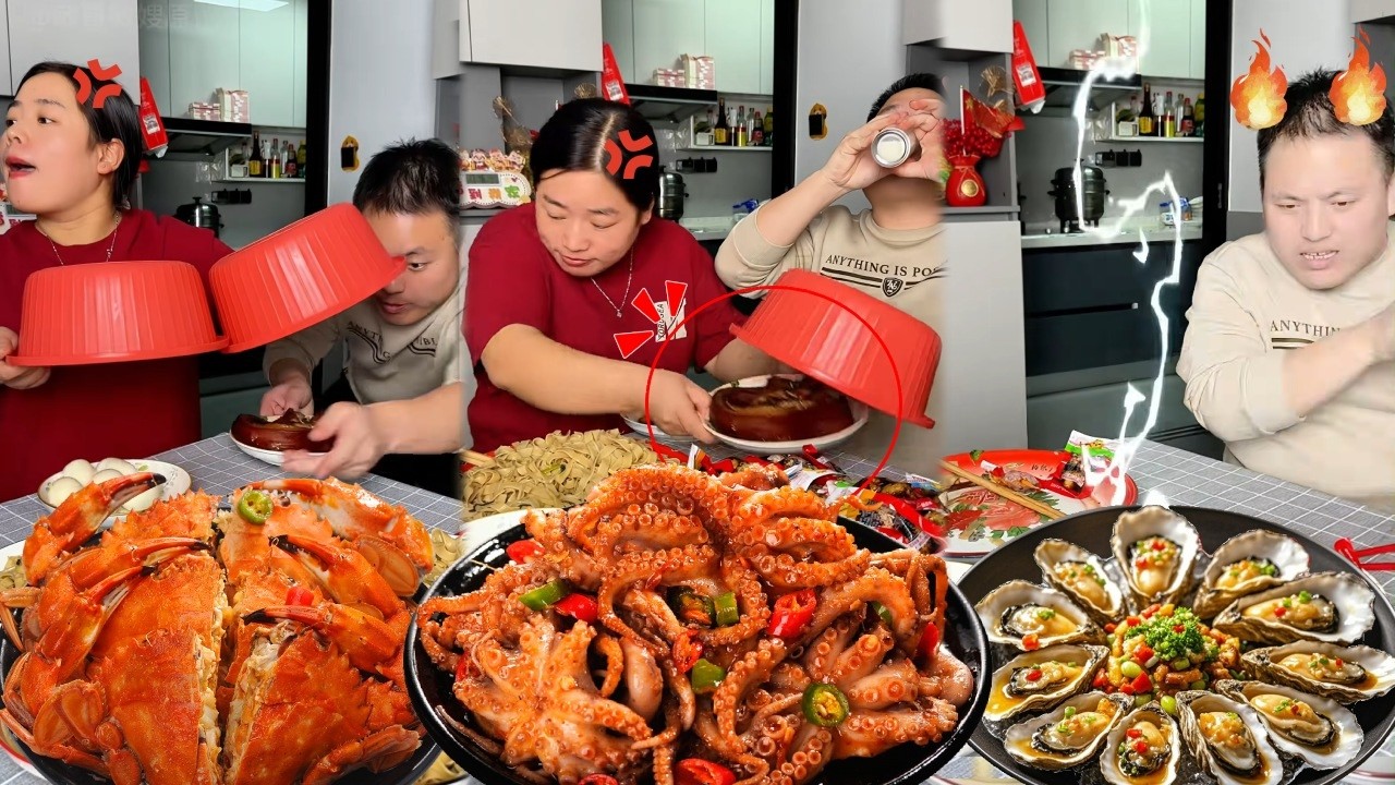 蠢老公跟我耍心眼霸占红烧肉吃独食，我哪能让他得逞悄悄偷出来偷偷吃掉，最后变成空盘子蠢老公吓蒙了欲哭无泪
