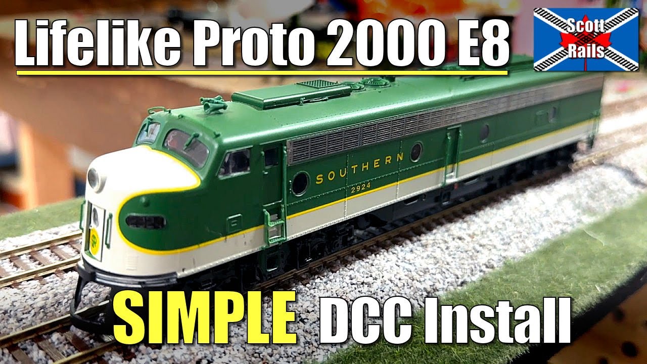 Southern Railroad Lifelike Proto 2000 E8 DCC Install