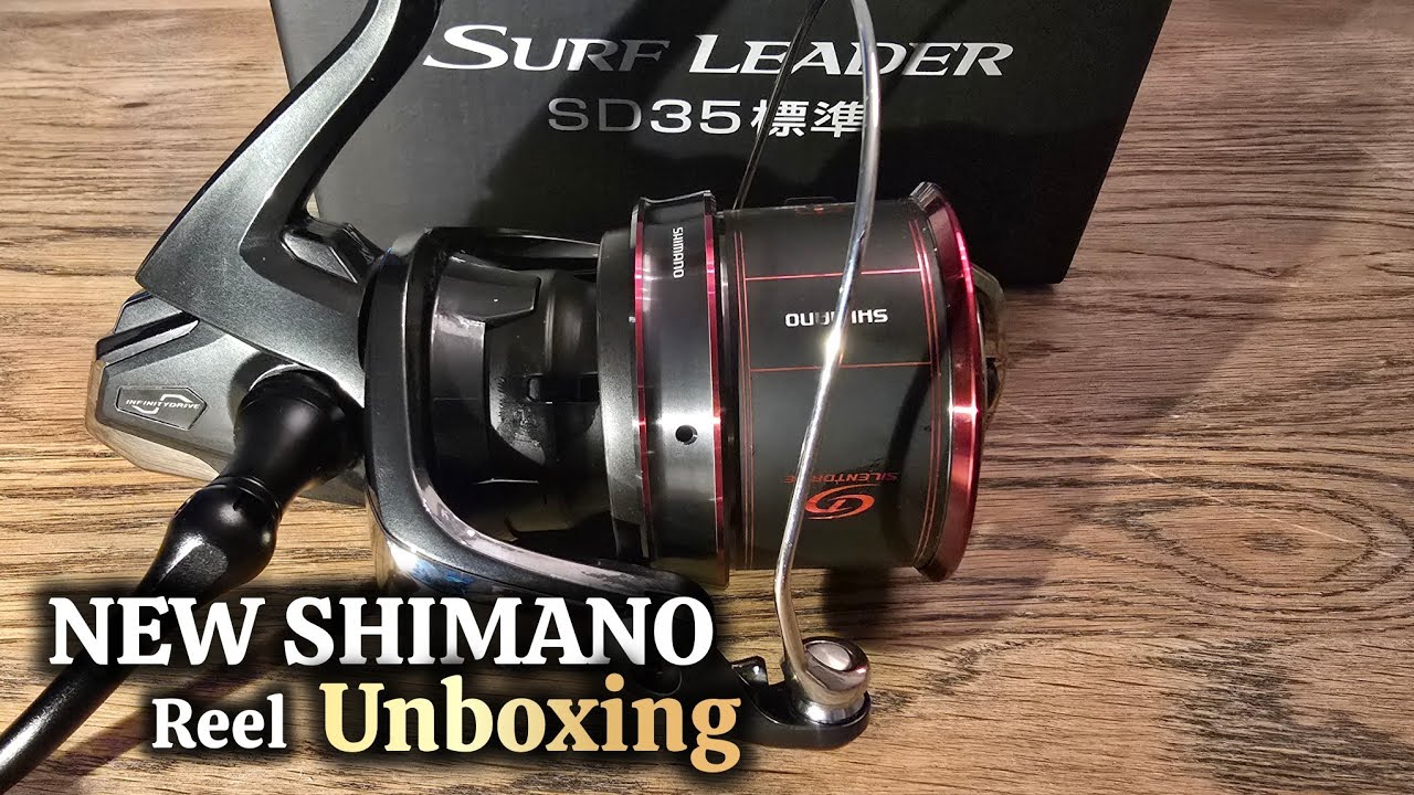 Распаковка новой катушки Shimano Surf Leader SD 35.