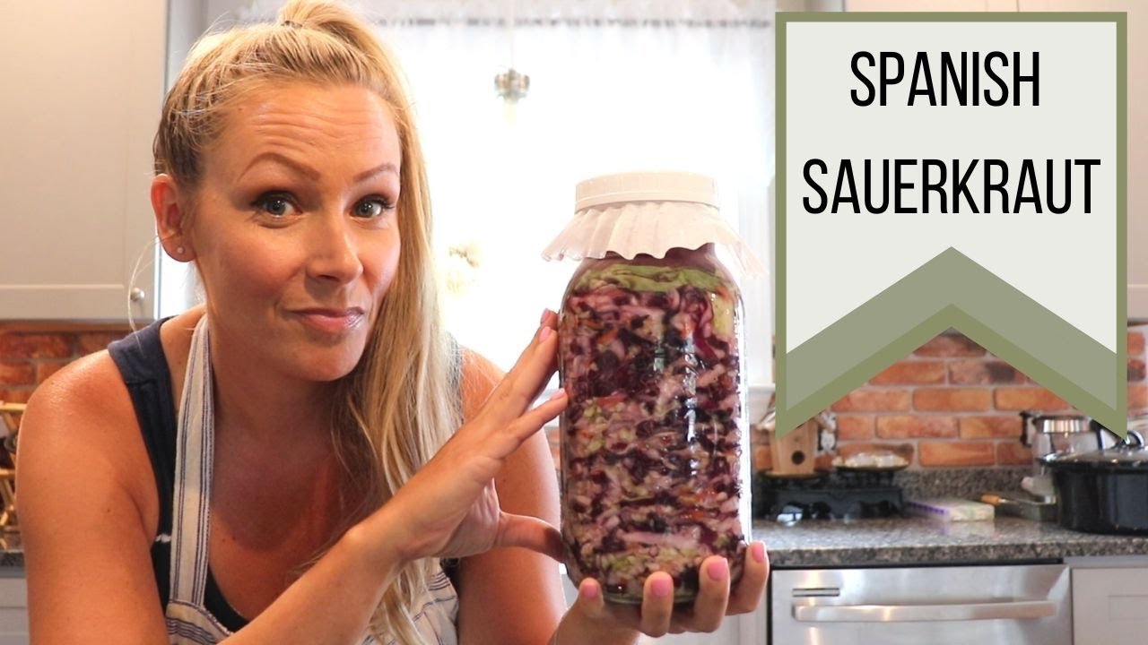 Испанская квашеная капуста 🥬 || Простые ферментированные продукты || Идеи рецептов приготовления ...