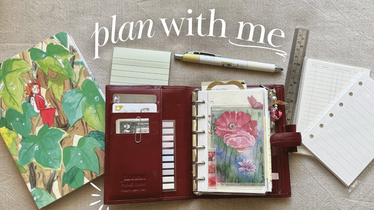 weekly plan with me + planner updates ✎ᝰ ݁₊ ⊹