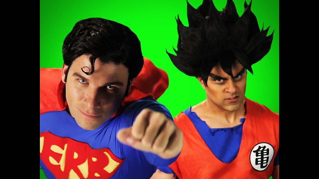 Goku vs Superman.  Behind the Scenes of Epic Rap Battles of History.