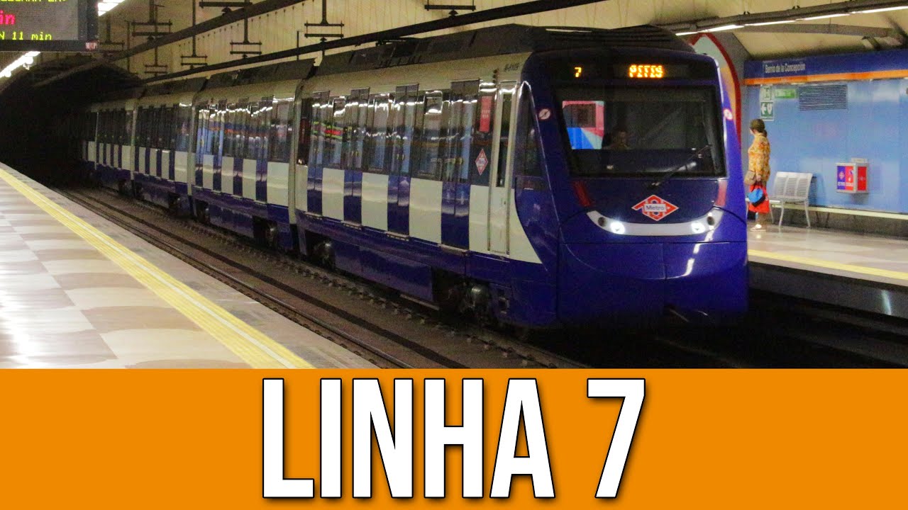Linha 7 do Metrô de Madrid/Espanha