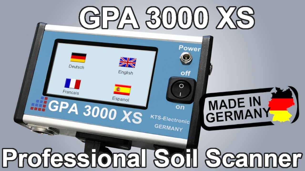 GPA 3000 XS | Professional Soil Scanner | MADE IN GERMANY | KTS-ELECTRONIC