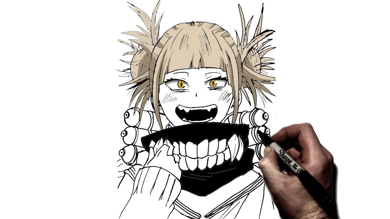 How To Draw Toga | Step by Step | My Hero Academia