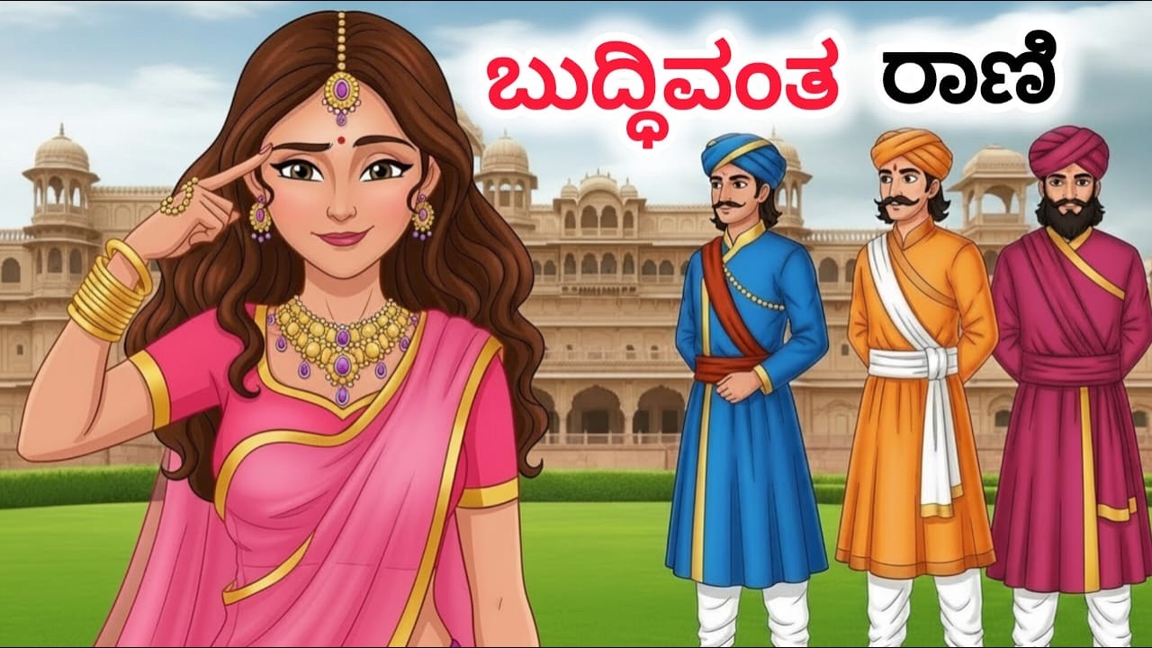 ಬುದ್ಧಿವಂತ ರಾಣಿ | Kannadakathegalu #kannadastories #bedtimestories #kanndakathe
