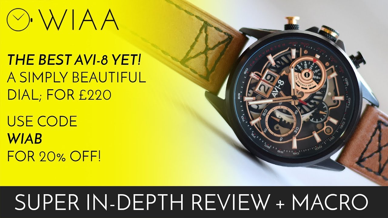 Their best watch yet - Avi-8 Matador AV-4065-03! Plus 20% off voucher