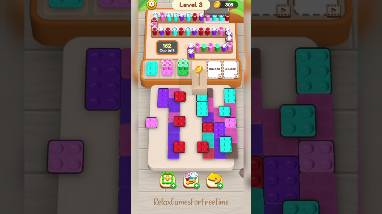 Coffee Mania - Sorting Jam - Level 3 gameplay walkthrough puzzle brain color sort coffee jam game
