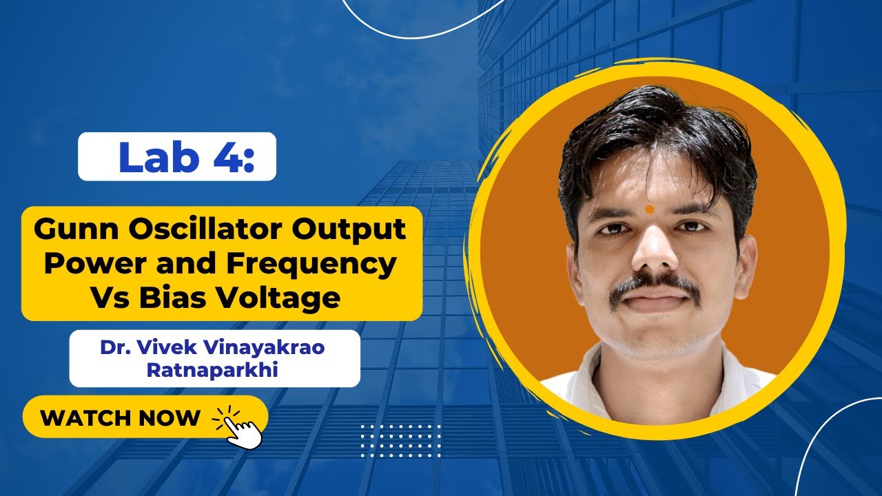 Lab 4 Gunn Oscillator Output Power and Frequency Vs Voltage