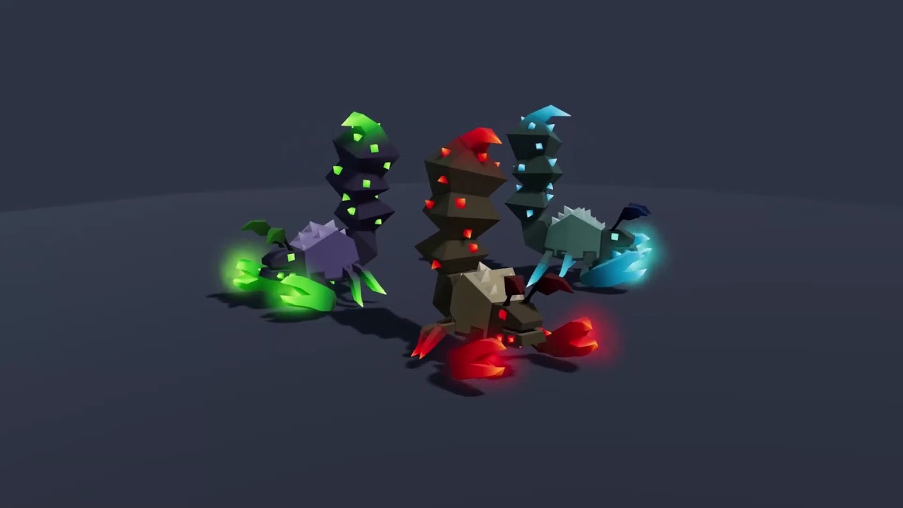 www.Meshtint.com | Toon series Scorpion 1.1 - New animations + more
