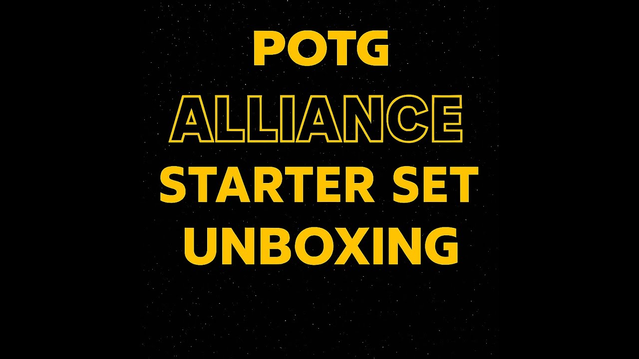 UNBOXING STAR WARS LEGION ALLIANCE STARTER SET