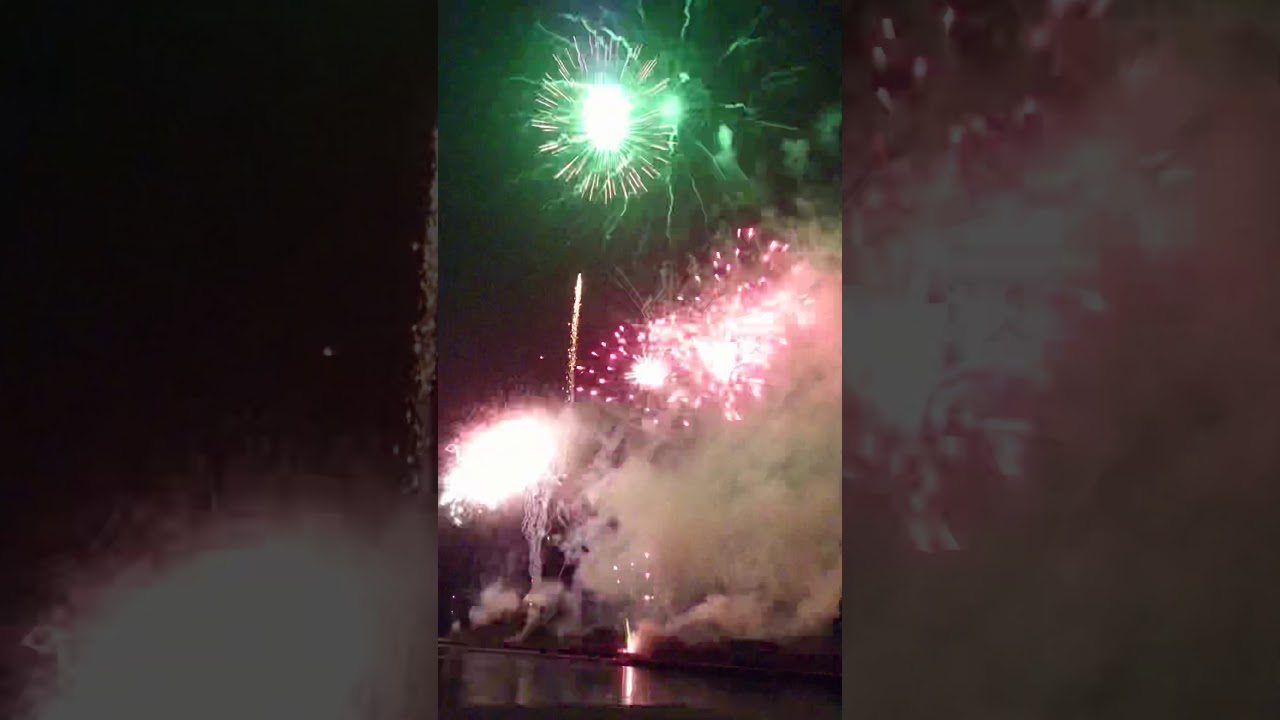 Okinawa Fireworks Summer Festival Art 沖縄 大宜味村祭り