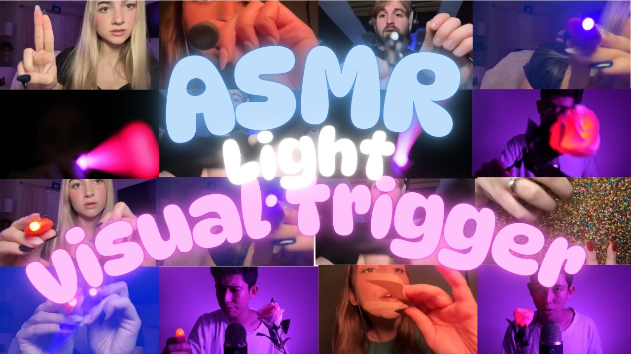 ASMR Visual Light Triggers Compilation ✨ Hypnotic for Sleep & Relaxation 