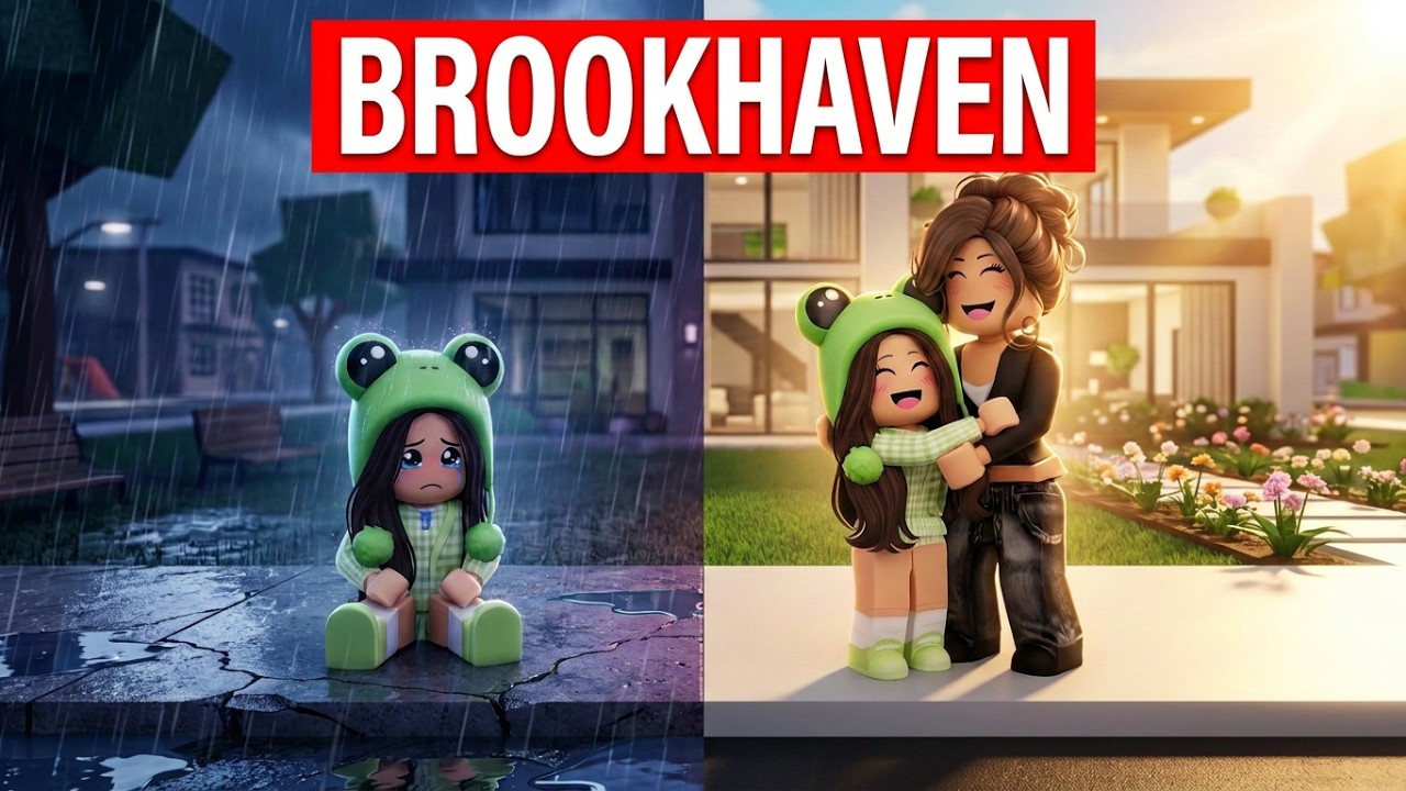 Mi faccio adottare la prima volta su brookhaven con Melody!