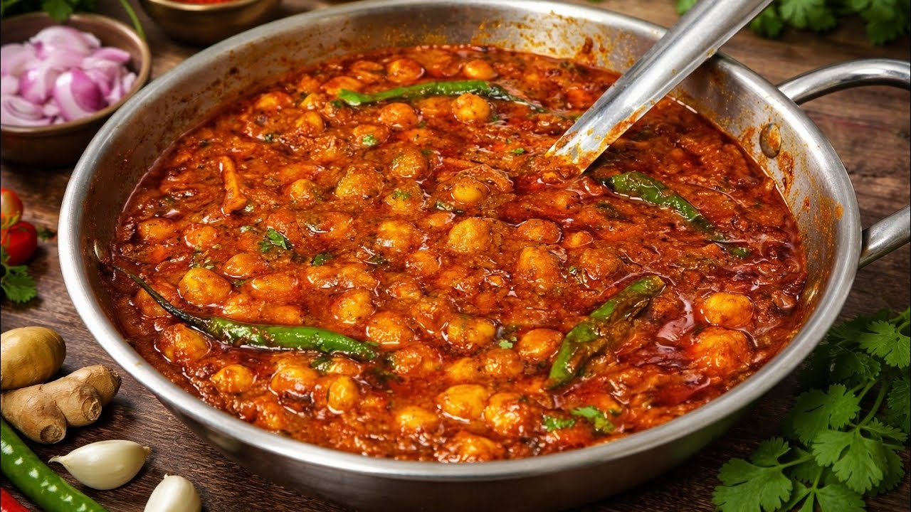 घरजैसे मसालेदार छोले की सब्जी|Dhaba Style ChholeKi Sabji|Punjabi CholeMasala।Easy ChanaMasala Recipe