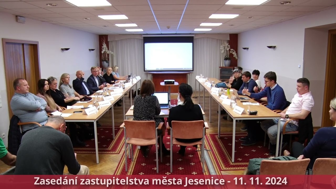 Zastupitelstvo města Jesenice 11. 11. 2024