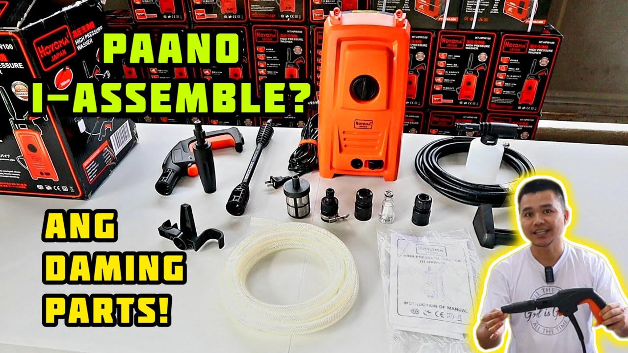 Maliit pero Matinding Car Pressure washer, Paano I-assemble?
