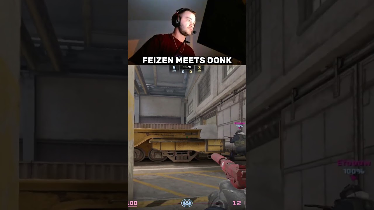 feizen vs donk #donk #fpl #navination #teamspirit #4000elo #faceit