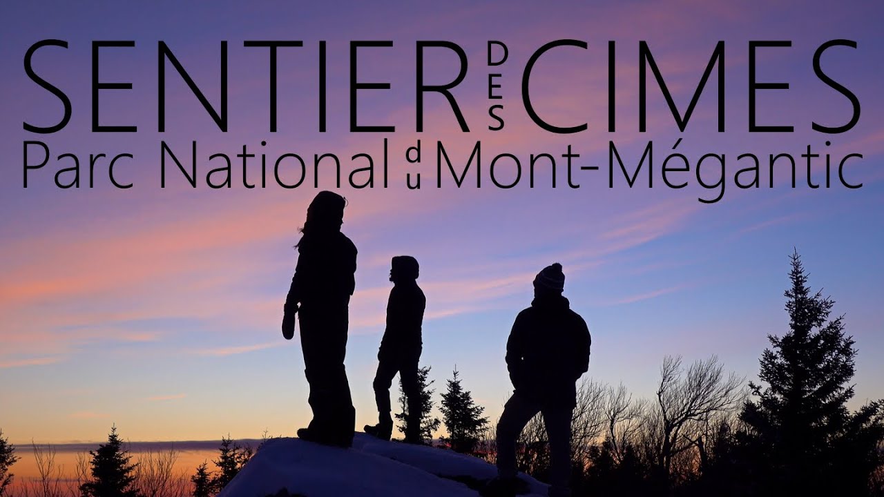 PARC NATIONAL DU MONT-M&Eacute;GANTIC | Refuge et Coucher du soleil sur le sentier Des Cimes au Qu&eacute;bec