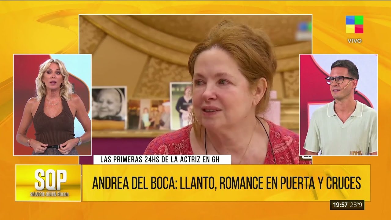 😱 ANDREA DEL BOCA ENTRÓ A GRAN HERMANO: LLANTO, ROMANCE EN PUERTA Y CRUCES