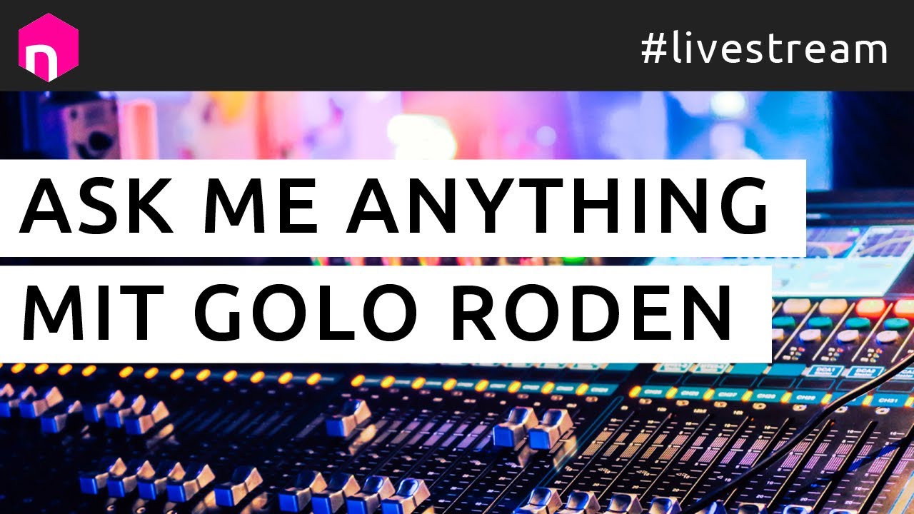 Ask me anything (AMA) mit Golo Roden // deutsch
