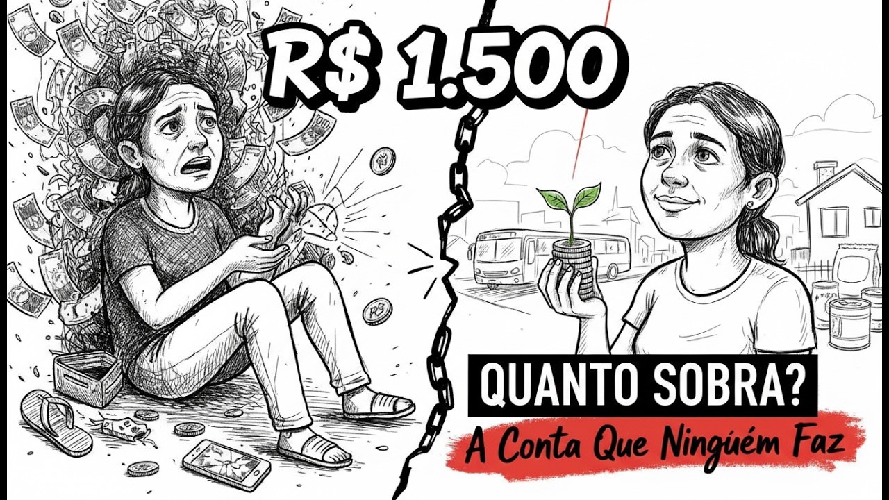Ganhar R$1.500 no Brasil = Sobrar R$0,47 (Fiz as Contas e Me Assustei)