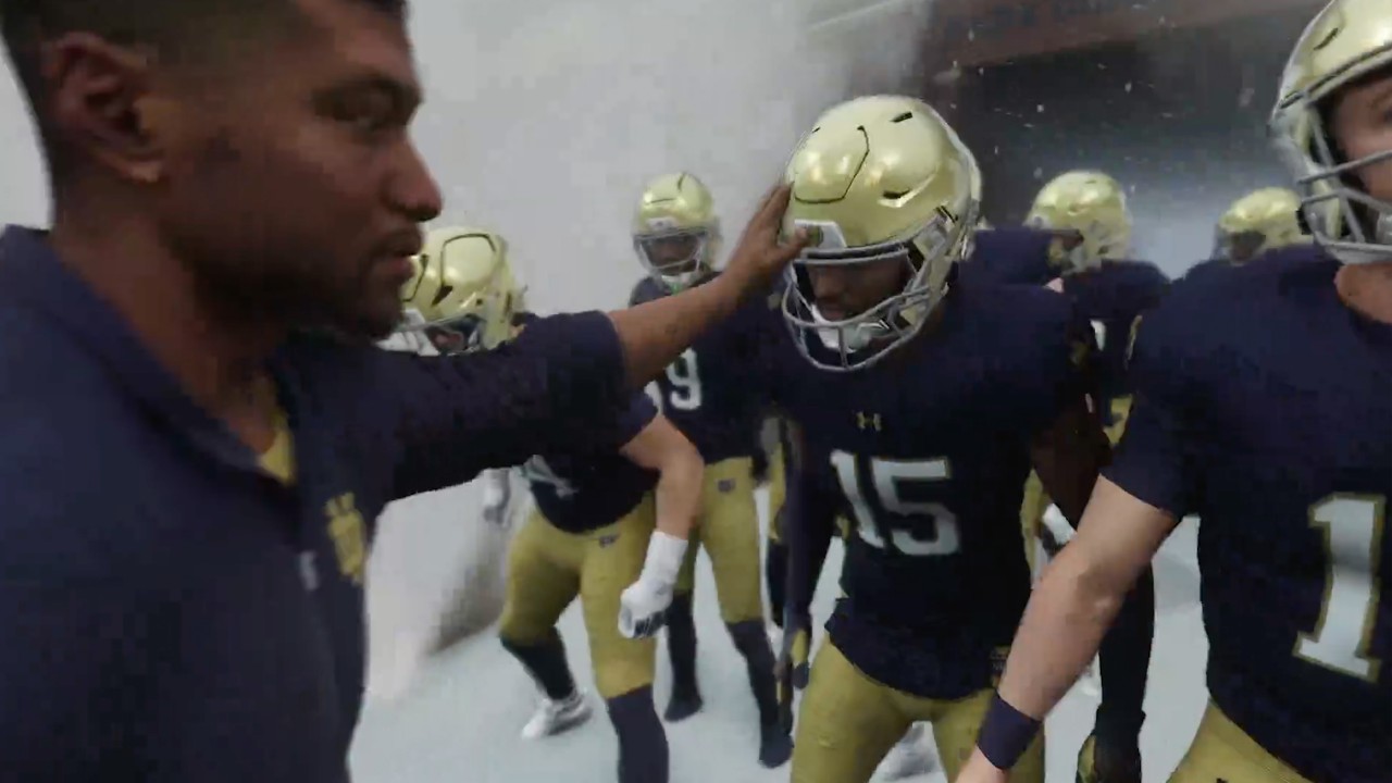 Indiana против Notre Dame College Football 27: МАТЧ В СНЕГУ (Ранний доступ)