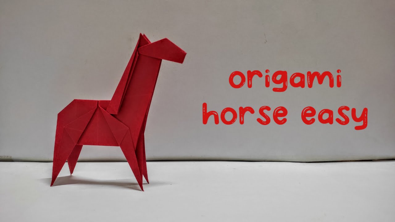 Origami Horse Easy | How To Make Origami Horse Easy | Bee Origami