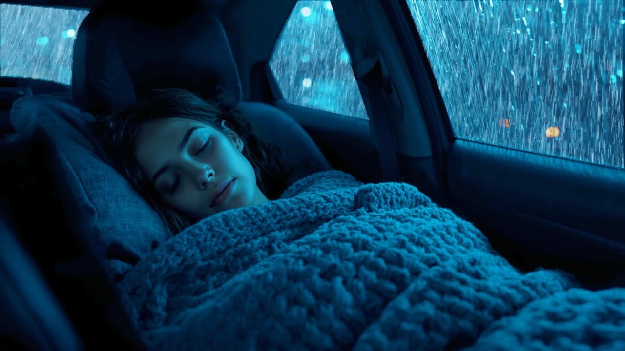 Overcome Insomnia in 3 Minutes with Night Rain & Thunder