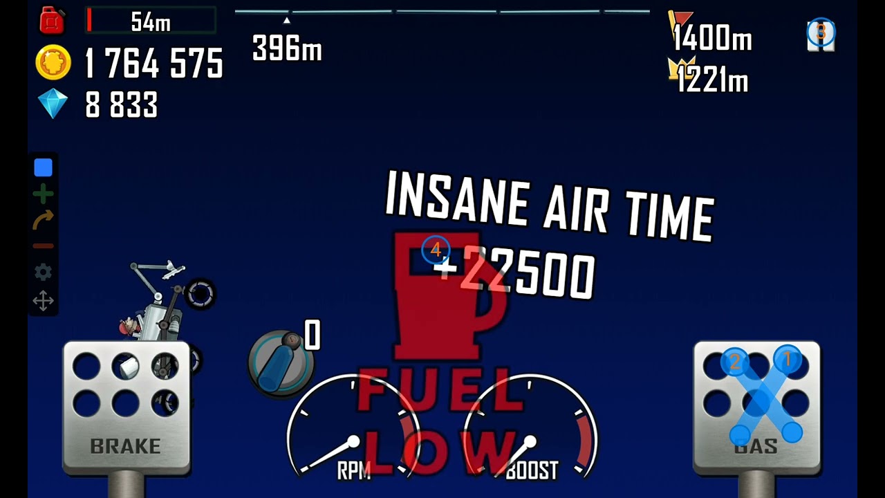 Hill Climb Racing'de nasıl para kasılır (∞ para)