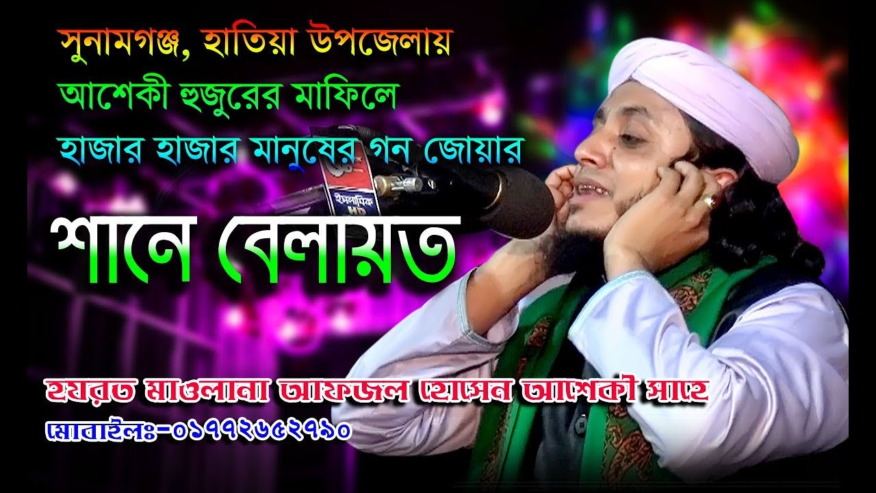 হযরত মাওলানা আফজল হোসেন আশেকী | Maulana Afzal Hossain Ashiqi | শানে বেলায়েত | islamic hd media