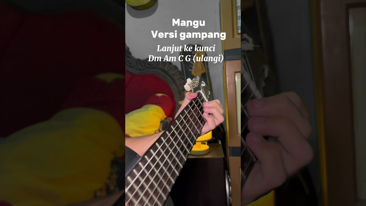 Mangu versi gampang #guitar #fingerstyle #mangu #fourtwnty #versimudah