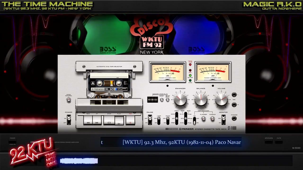 [WKTU] 92.3 Mhz, 92KTU (1982-11-04) Paco Navarro, Seductive Voice of Disco