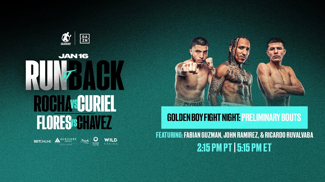 GOLDEN BOY FIGHT NIGHT PRELIMINARY BOUTS | Alexis Rocha vs. Raul Curiel 2