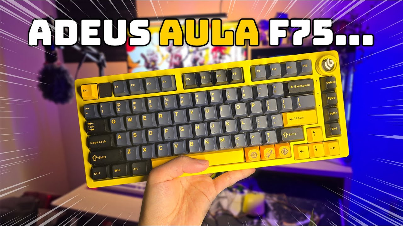 O TECLADO QUE SUPERA O AULA F75 É DE ALUMINIO! - Review completa Leobog Hi75.