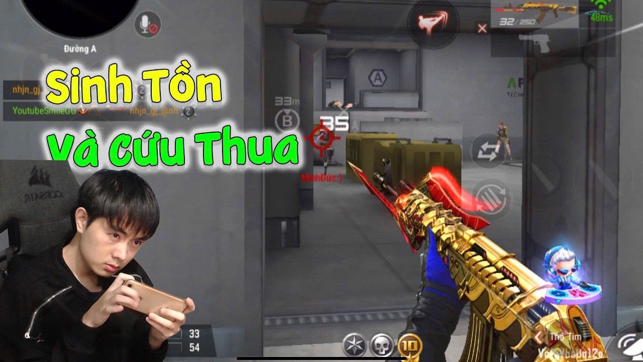 Crossfire Legends | Sinh Tồn Và Cứu Thua - Đồng Đội Nghĩ SmileGG Đang Troll Cho Đến Khi ..