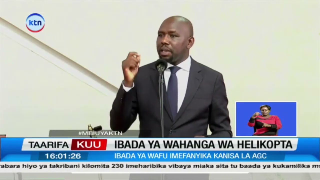 Viongozi wa Dini Wataka Ukweli Wazi Kuhusu Ajali ya Helikopta