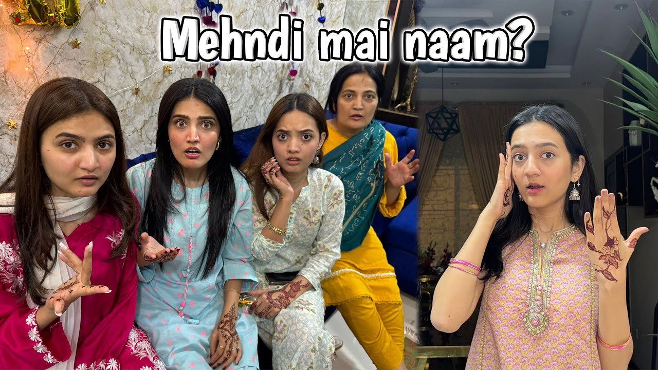 Mehndi mai kis ka naam likh dia? | Chand Raat per papa ko miss kia | Rabia Faisal | Sistrology