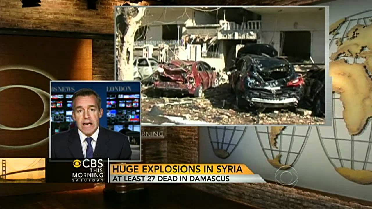 Massive explosions in Damascus