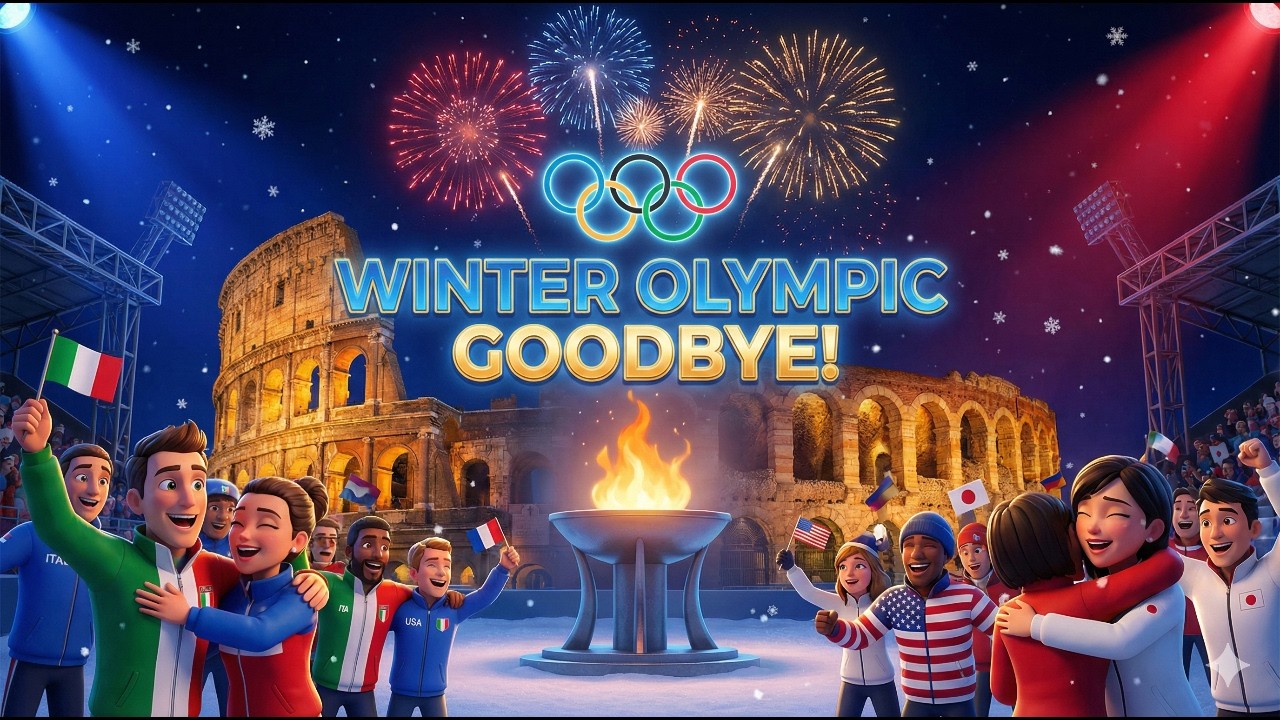 Winter Olympics Closing Ceremony Explained ❄️🔥 - Traditions, Best Moments & Milano Cortina 2026