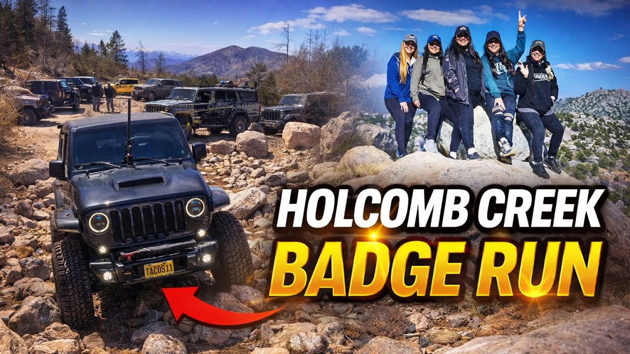 Holcomb creek trail : come off-roading to earn a badge with me 