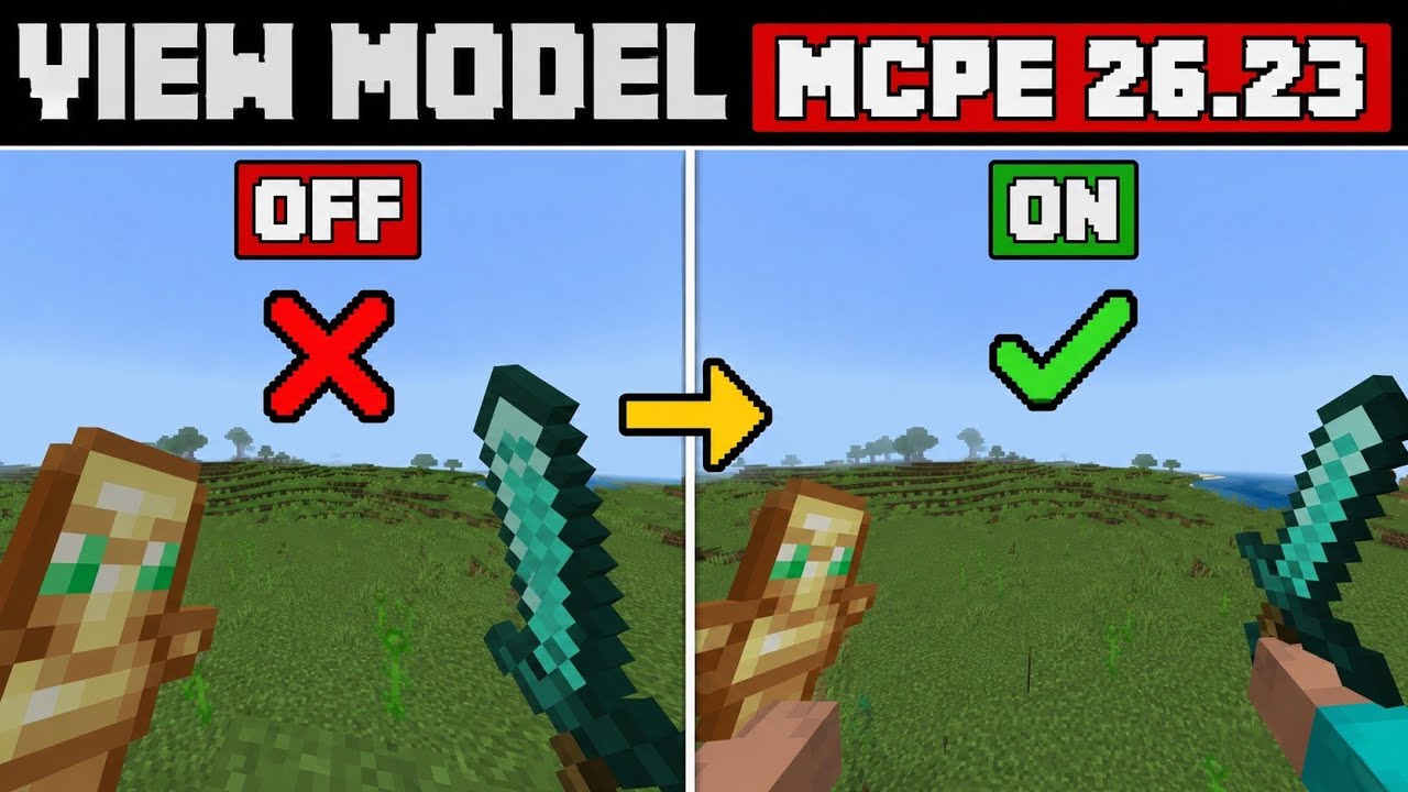 View Model For MCPE 26.23 | BedrockTools | LeviLauncher