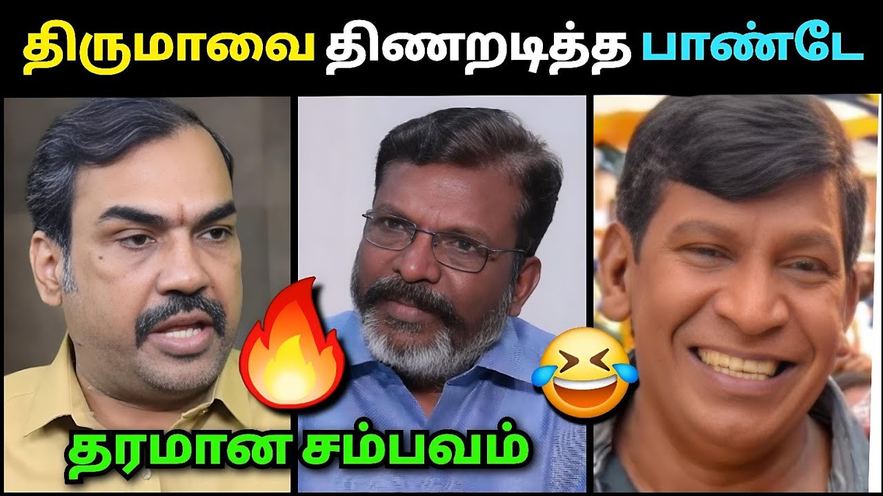திணறடித்த பாண்டே🔥 | Rangaraj Pandey vs Thirumavalavan Latest Interview Troll | Dmk Troll | Tvk Vijay